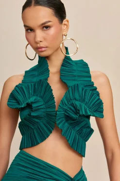 Sets|Tops>Cult Gaia ADILIA TOP - Seamoss