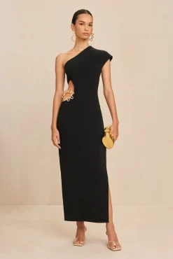 Knits|Dresses>Cult Gaia ADRIAN KNIT DRESS - Black