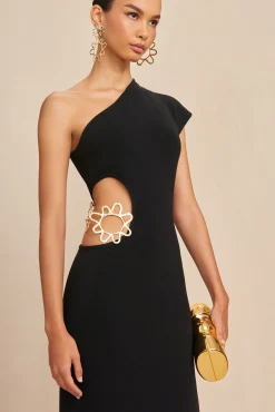 Knits|Dresses>Cult Gaia ADRIAN KNIT DRESS - Black