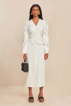 Tops>Cult Gaia ADRINA TOP - Off White