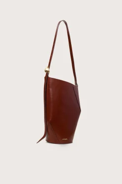Shoulder Bags>Cult Gaia ALDARI SHOULDER BAG - Mahogany