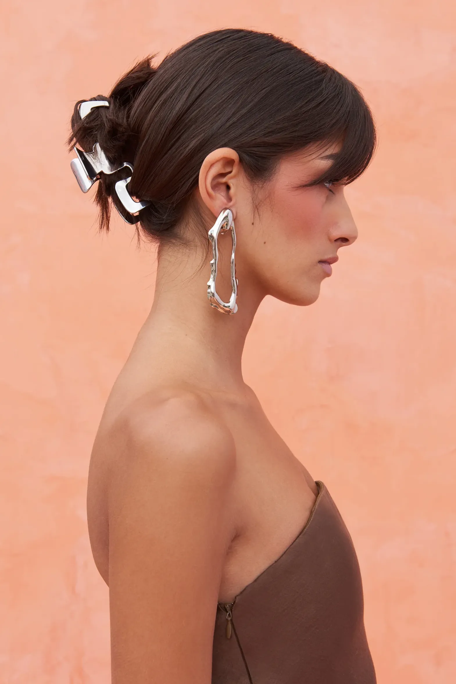 Accessories>Cult Gaia ALMA CLAW CLIP - Antique Silver