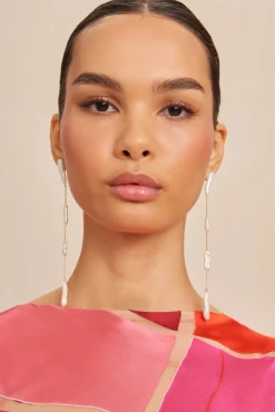 Earrings|Jewelry>Cult Gaia AMUN EARRING - Pearl