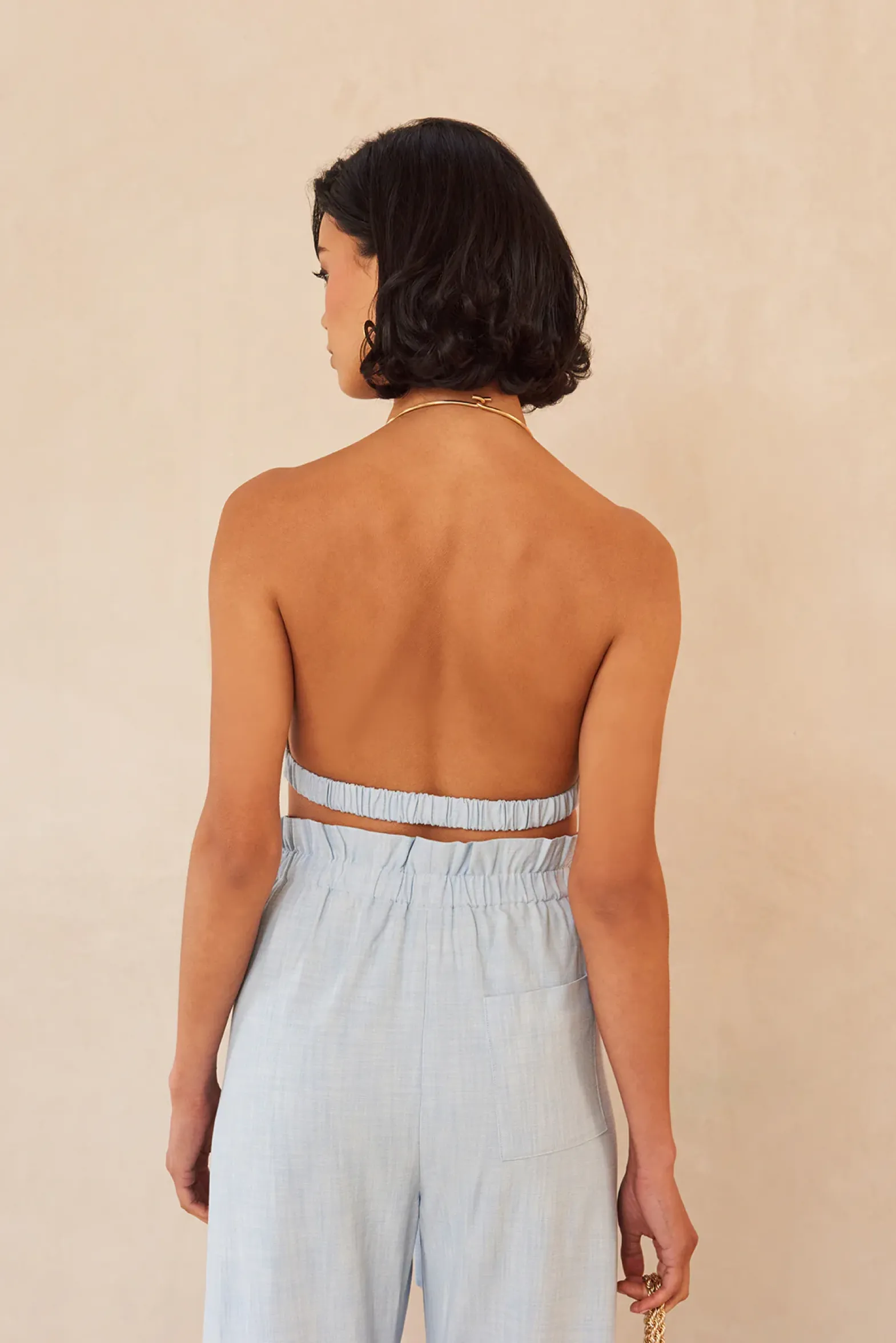 Sets|Tops>Cult Gaia ANAHITA TOP - Ice Blue