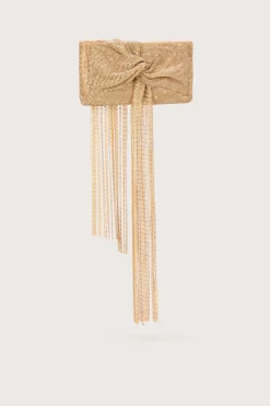 Clutches>Cult Gaia BANU MINI RHINESTONE CLUTCH - Champagne