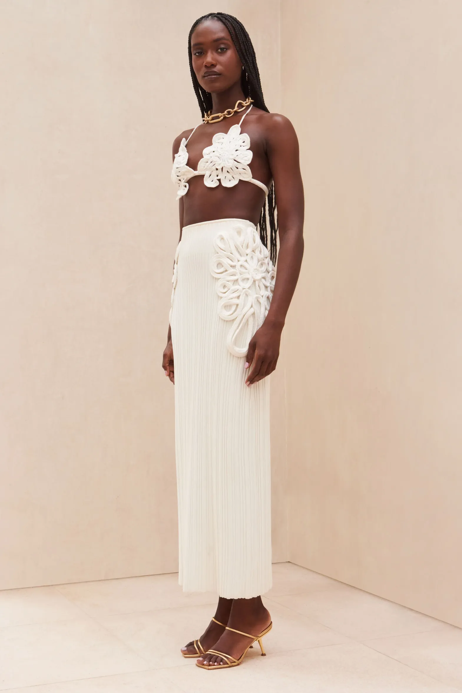 Bikinis>Cult Gaia BELLONA BIKINI TOP - Off White