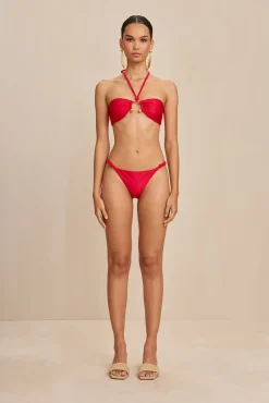 Bikinis>Cult Gaia BRENNER BIKINI BOTTOM - Lollipop