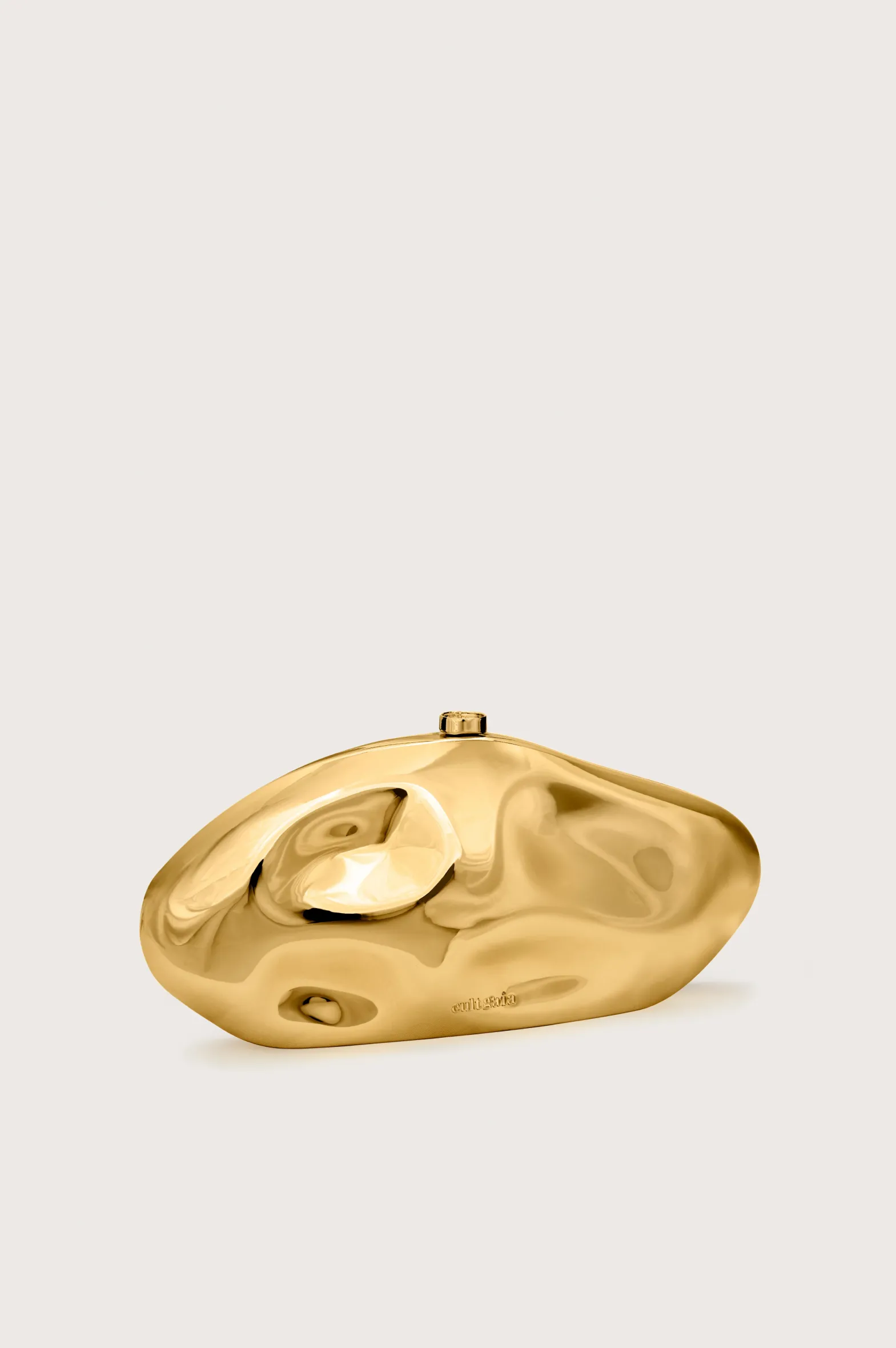 Clutches>Cult Gaia CALDERA CLUTCH - Shiny Gold