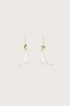 Earrings>Cult Gaia CALLA EARRING - White