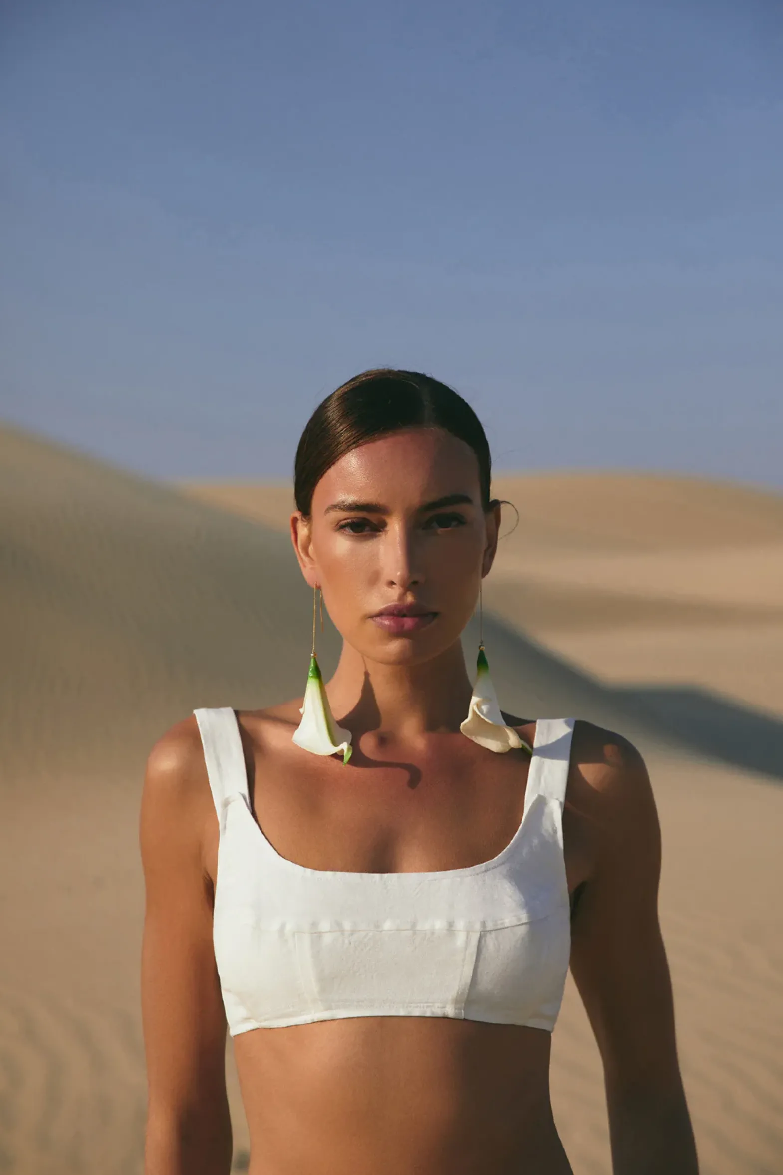 Earrings>Cult Gaia CALLA EARRING - White