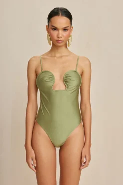 One Pieces>Cult Gaia CELIA ONE PIECE - Tea
