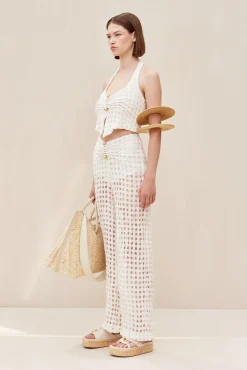 Sets|Bottoms>Cult Gaia CELYSE PANT - Off White