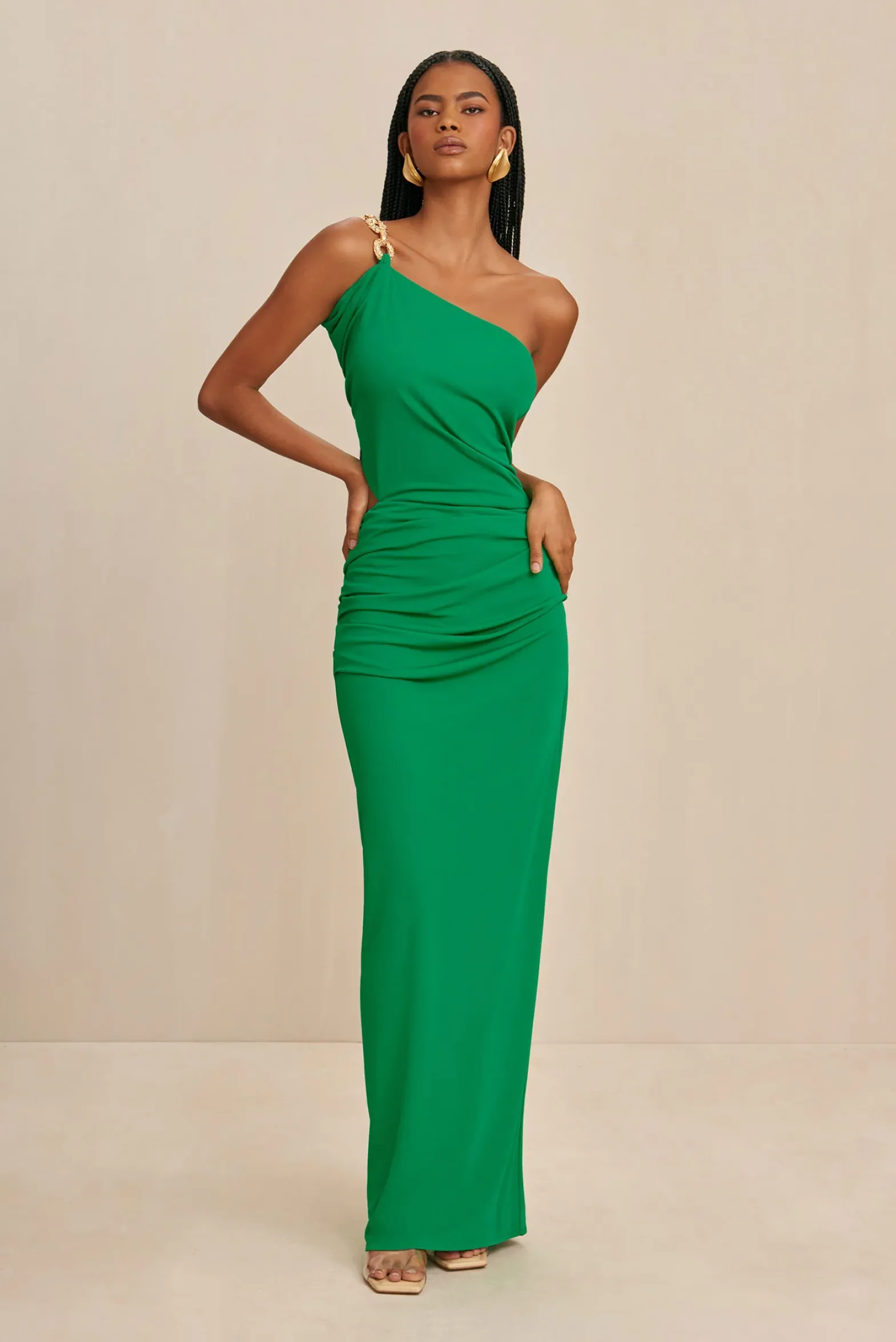 Dresses|Gowns>Cult Gaia COBIE GOWN - Malachite