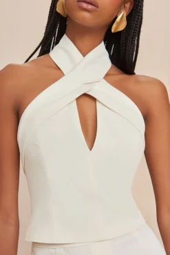 Tops>Cult Gaia DANIL TOP - Off White