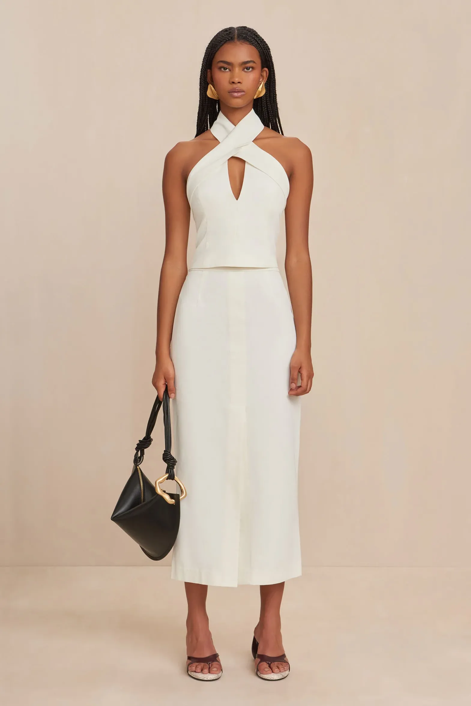 Tops>Cult Gaia DANIL TOP - Off White