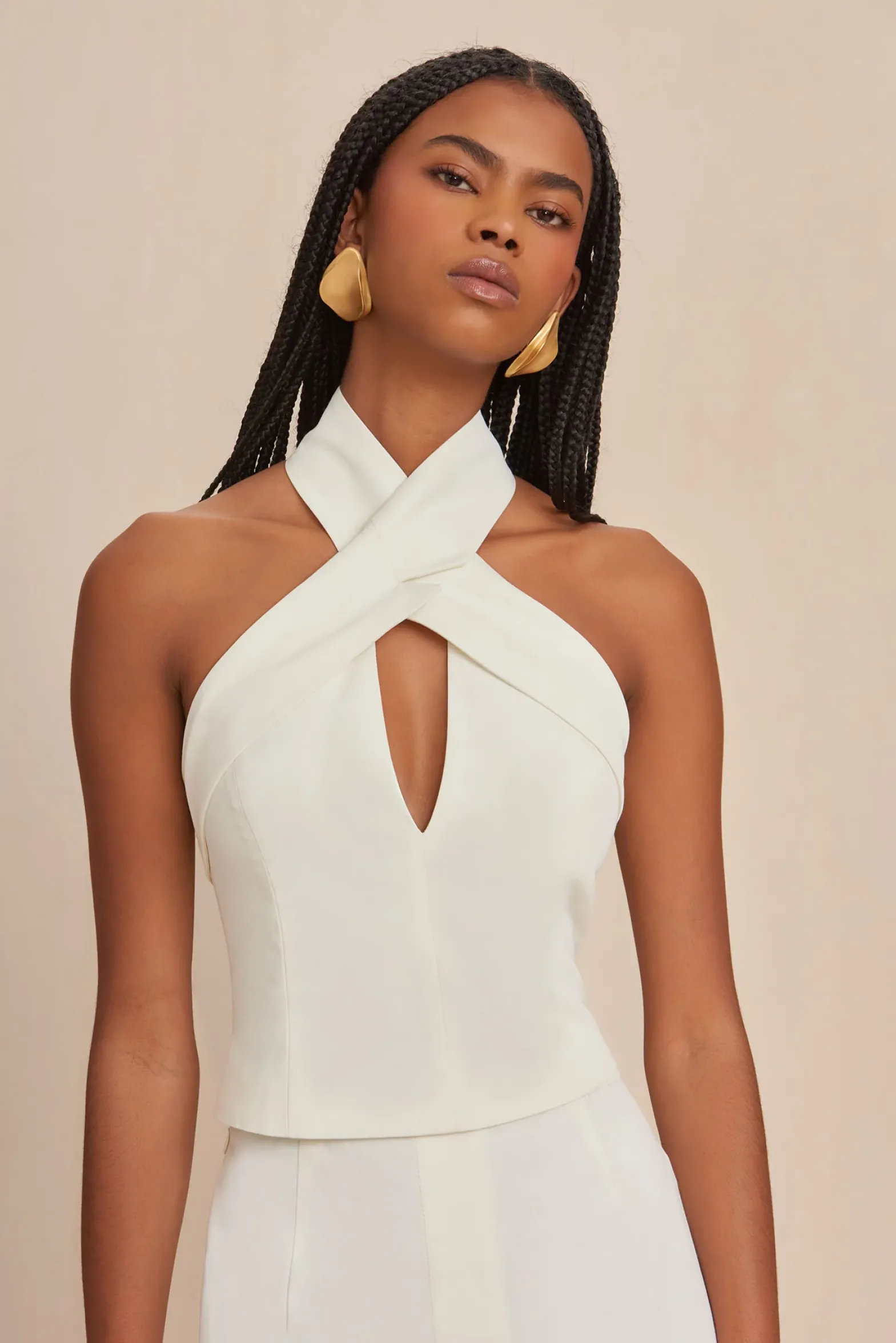 Tops>Cult Gaia DANIL TOP - Off White