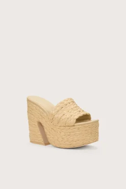Platforms|Shoes>Cult Gaia DARIA PLATFORM - Natural