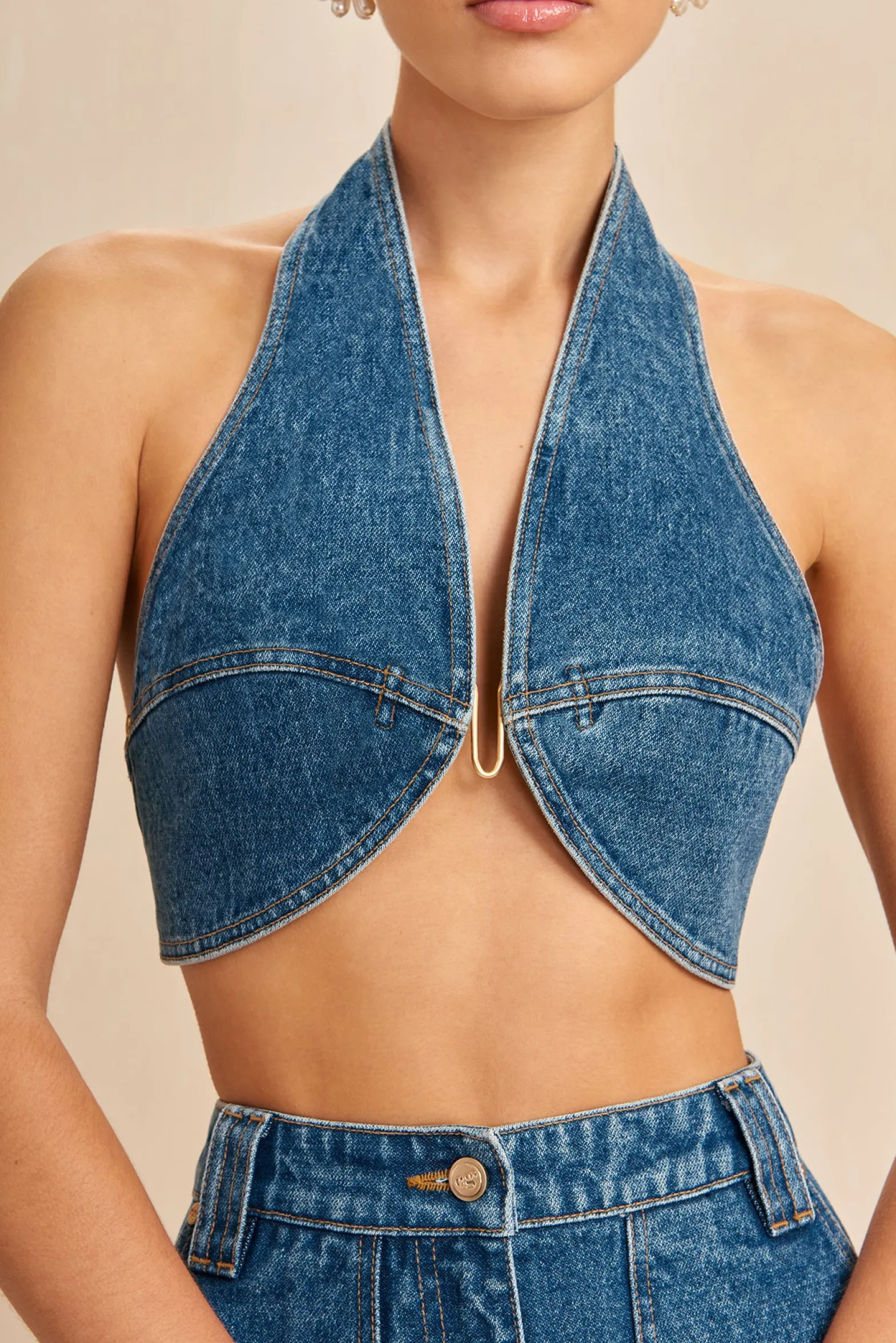 Tops>Cult Gaia DIEM TOP - Indigo