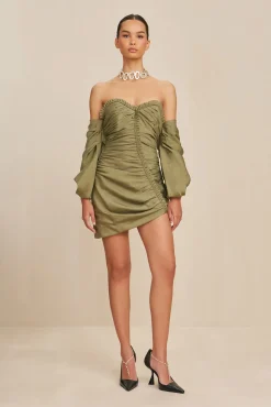 Dresses>Cult Gaia DIVIDA DRESS - Tea