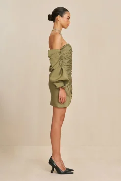 Dresses>Cult Gaia DIVIDA DRESS - Tea