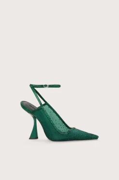Evening|Shoes>Cult Gaia DIYA SLING BACK - MALACHITE
