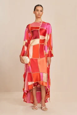 Gowns|Dresses>Cult Gaia ELIKA GOWN - LOLLIPOP MOSAIC Lollipop Multi