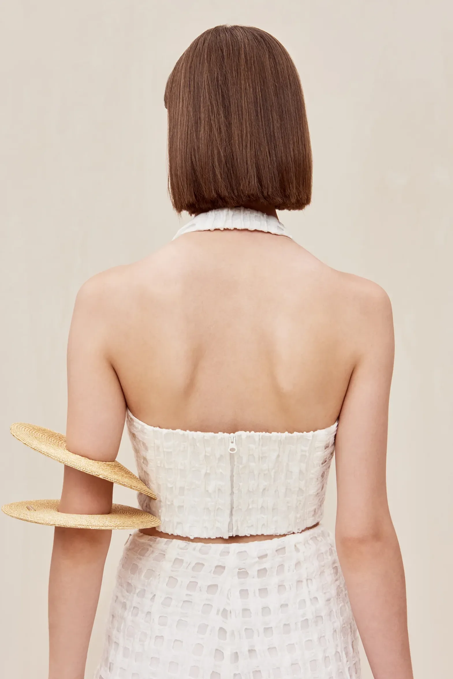 Tops|Sets>Cult Gaia ELLIN TOP - Off White