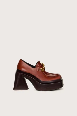 Shoes|Platforms>Cult Gaia ESA PLATFORM - Mahogany