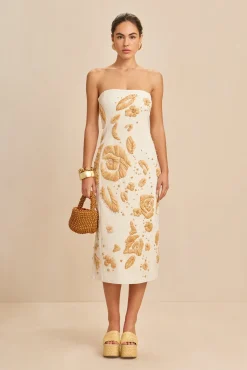 Dresses>Cult Gaia FINA DRESS - Indu Ecru