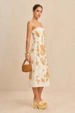 Dresses>Cult Gaia FINA DRESS - Indu Ecru