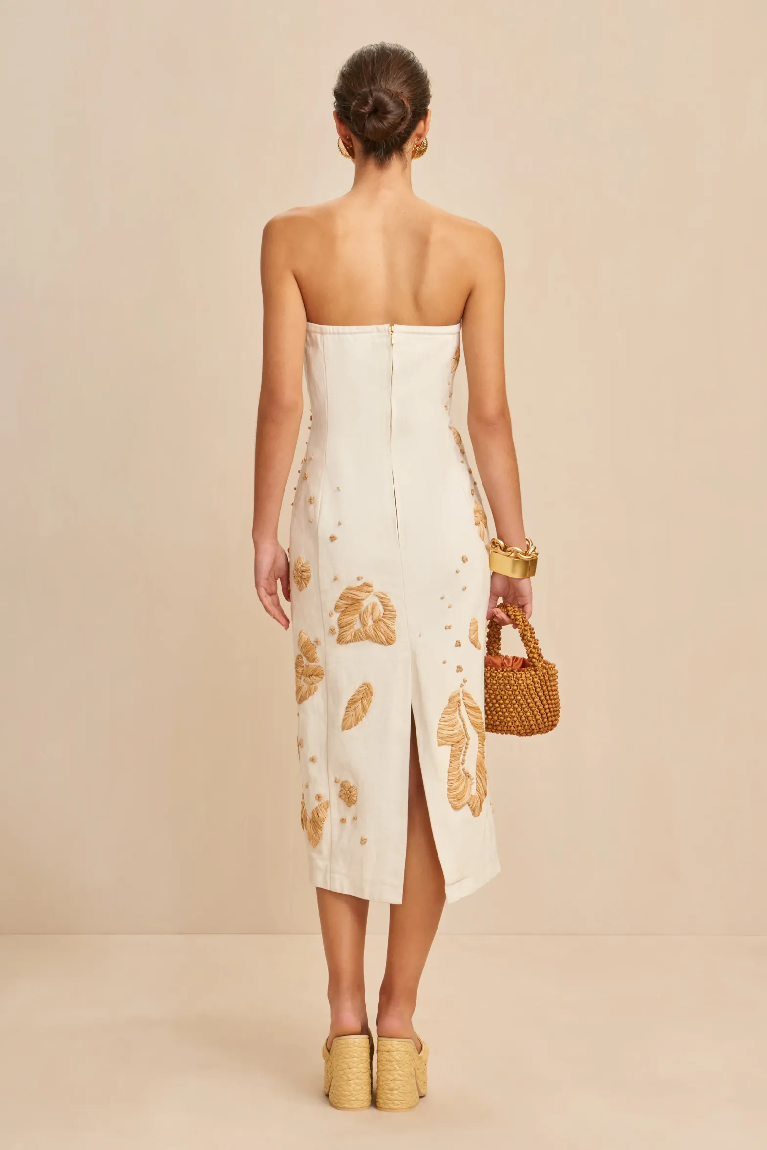 Dresses>Cult Gaia FINA DRESS - Indu Ecru