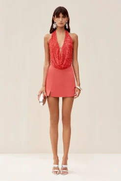 Bottoms>Cult Gaia FLOR SKIRT - Sunkiss