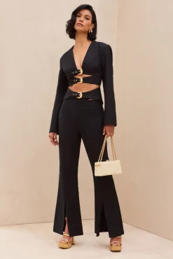 Sets|Tops>Cult Gaia GABBY BLAZER - Black