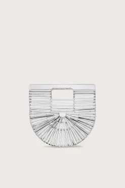 Mini Bags>Cult Gaia GAIA`S ARK MINI BAG - Shiny Silver
