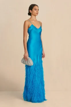 Gowns>Cult Gaia HANSAL GOWN - Lake Blue