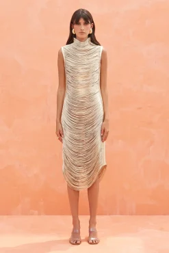 Dresses>Cult Gaia HEIDI DRESS - Gold