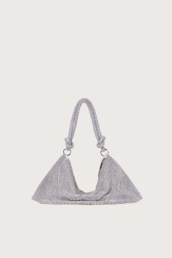 Shoulder Bags|Mini Bags>Cult Gaia HERA MINI SHOULDER BAG - CLEAR Rhinestone