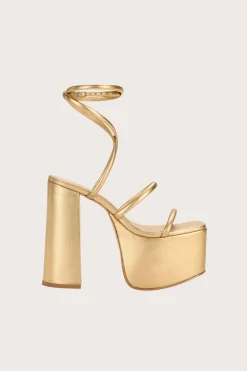 Platforms|Shoes>Cult Gaia HYTE PLATFORM - Gold
