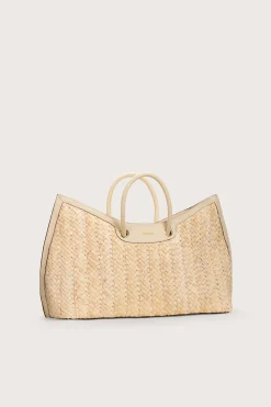 Crossbody Bags>Cult Gaia IDALIA WEEKENDER BAG - Natural