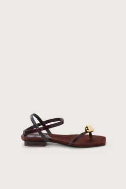 Sandals|Shoes>Cult Gaia ILLENE SANDAL - Espresso