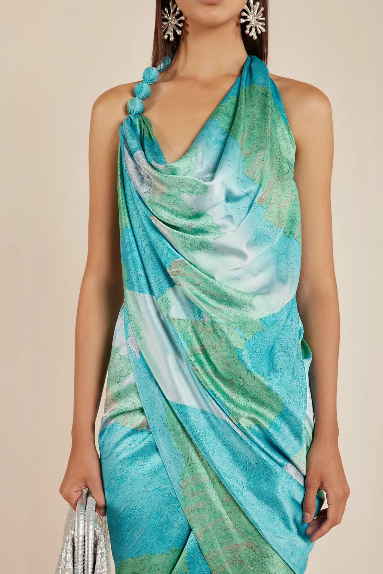 Dresses>Cult Gaia ILUKA DRESS - Landscape Print