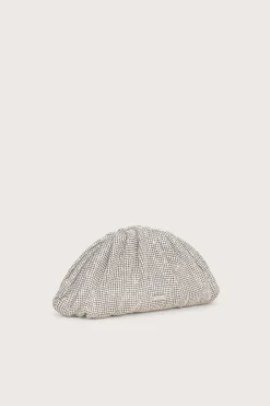 Mini Bags|Clutches>Cult Gaia JAALA MINI RHINESTONE CLUTCH - Clear