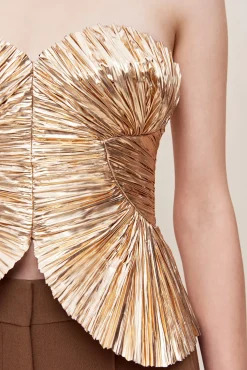 Tops>Cult Gaia JACE TOP - Gold