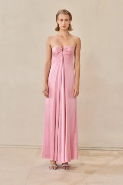 Gowns>Cult Gaia JANELLE GOWN - Shell Pink