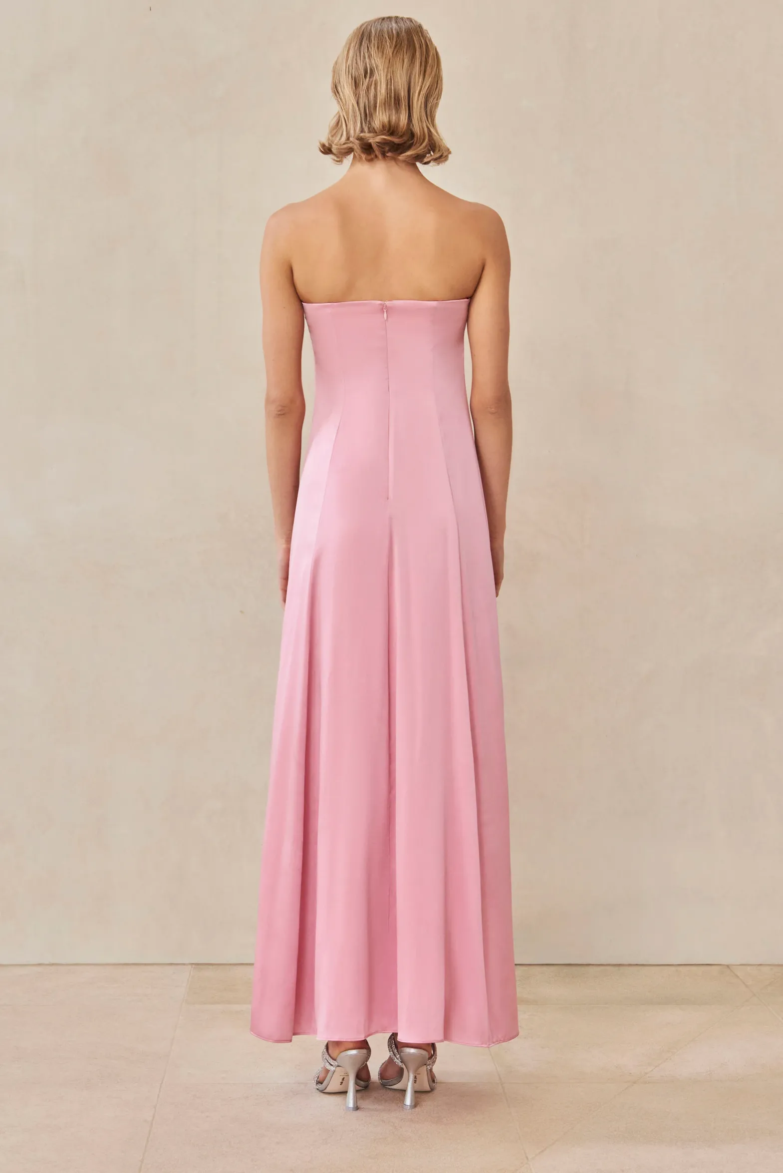 Gowns>Cult Gaia JANELLE GOWN - Shell Pink