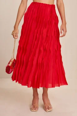 Sets|Bottoms>Cult Gaia JAYLIN SKIRT - Lollipop