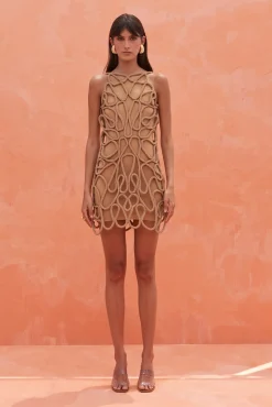 Dresses>Cult Gaia JEMIMA DRESS - Champagne