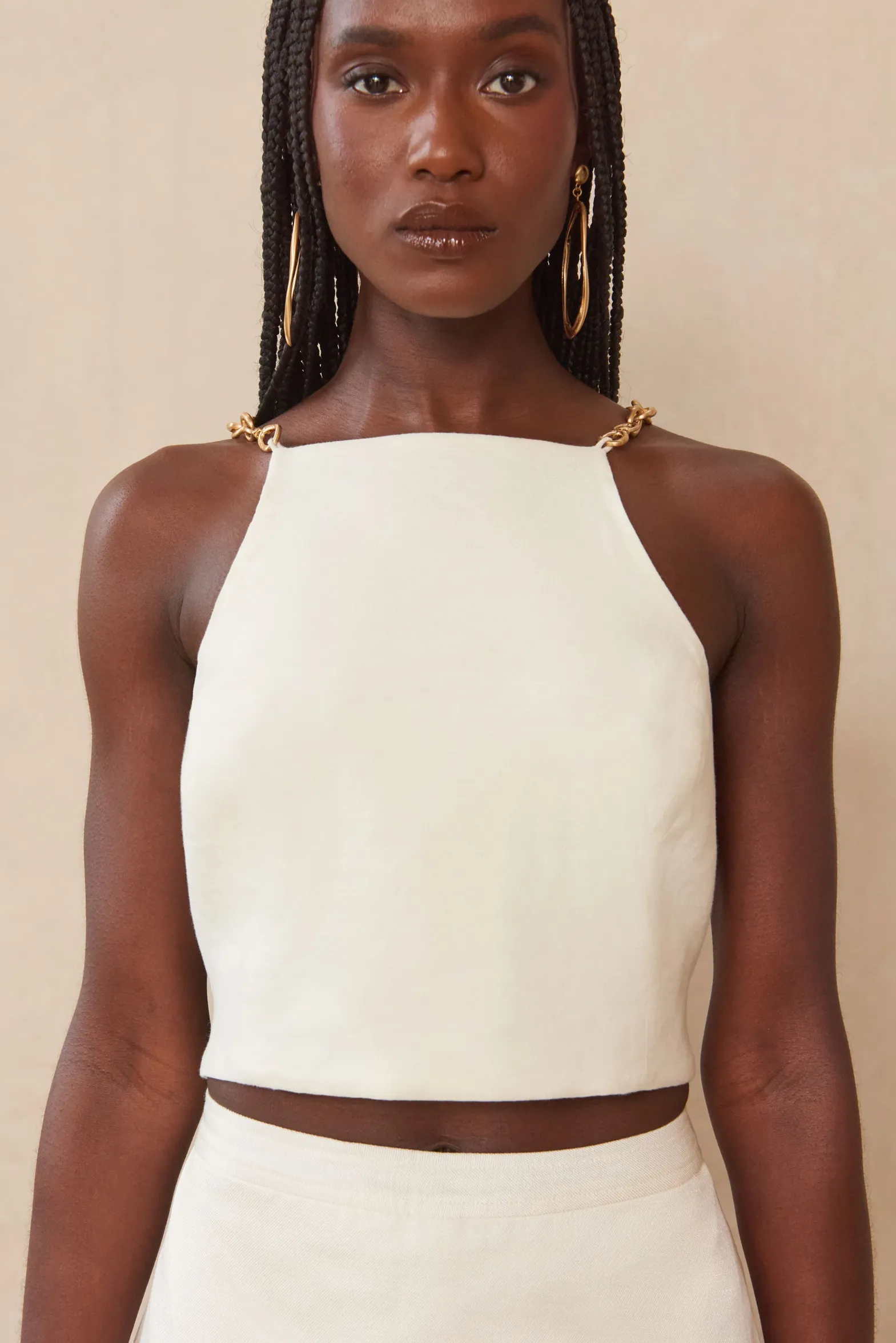 Sets|Tops>Cult Gaia JOEY TOP - Off White