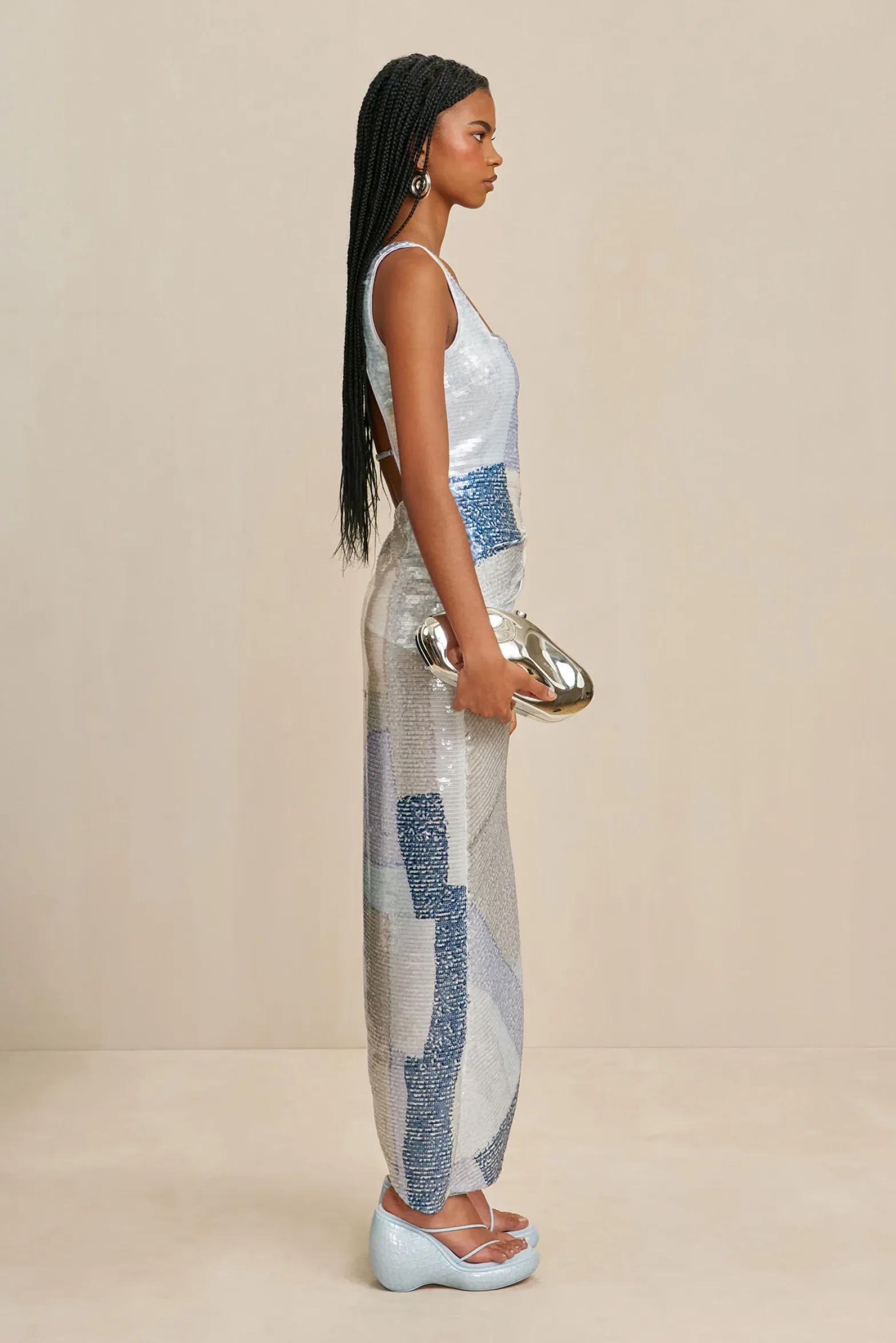 Dresses>Cult Gaia JUNIE DRESS - Blue Multi