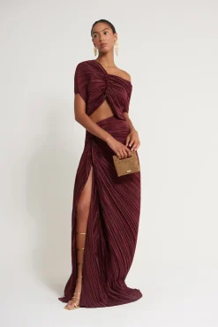 Sets|Tops>Cult Gaia JUNIPER TOP - Maroon Peak